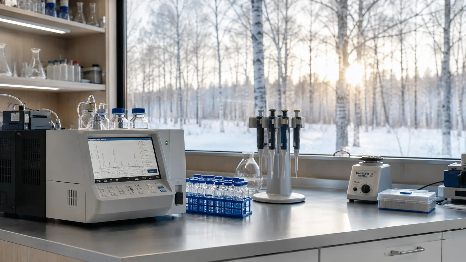 Biokemiallinen laboratorioympäristö Suomessa