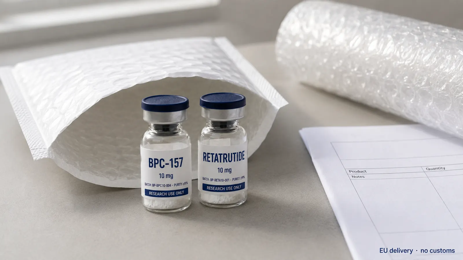 Lab context for the Ireland research-peptide hub